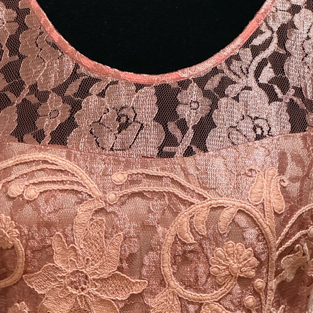 Yoana Baraschi Stretch Lace Dress With Back Cut-Out